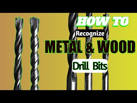 How to tell if drill bit is for metal or wood |