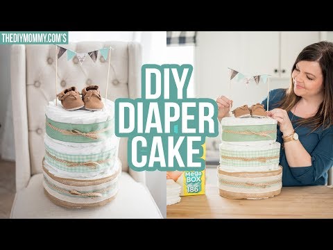 How to Make a Diaper Cake | Step By Step Tutorial