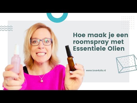 Hoe maak je een roomspray met essentiele olien