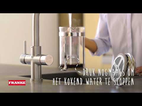 Franke multi-water kraan - Hoe werkt de touch kraan - kokend water