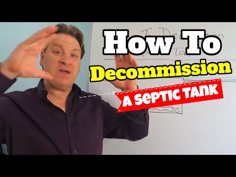 how to decommission a septic tank