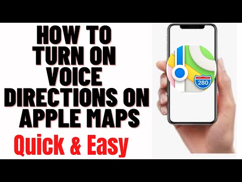 How to turn on voice directions on Apple Maps,how to enable spoken directions in maps on iphone