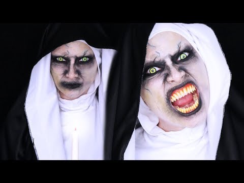 THE NUN Halloween Makeup Tutorial