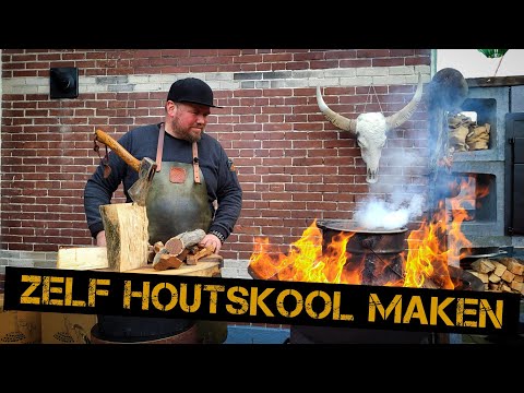 Zelf houtskool maken voor de bbq