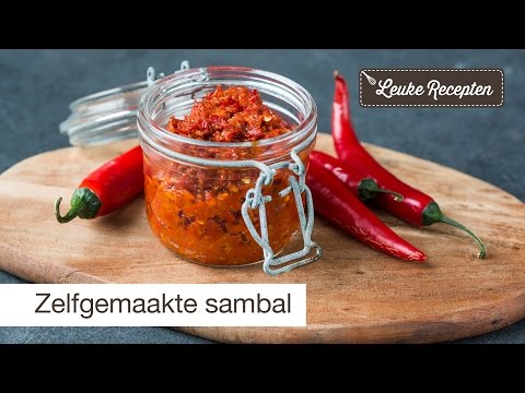 Zelfgemaakte sambal