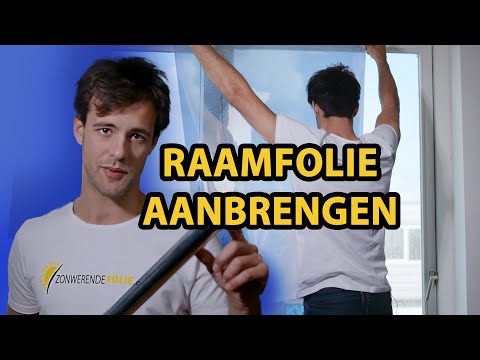 raamfolie aanbrengen uitleg