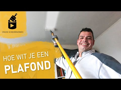 Hoe wit je een plafond? Uitleg van de vakschilder