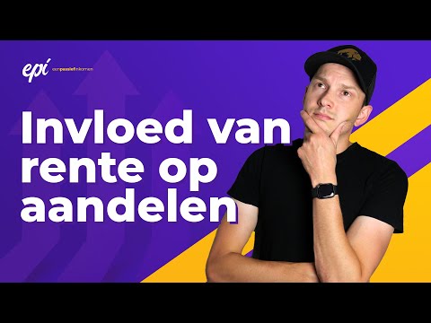 Waarom dalen koersen van aandelen bij een stijgende rente?