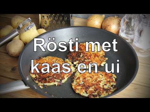 Rösti with cheese and onion recipe