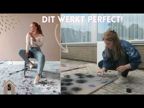 DE perfecte muur kleur gevonden & stopcontacten zwart maken 🏠  | Verhuisvlog #5 REBECCA DENISE