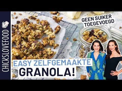 GRANOLA ZONDER SUIKER | CHICKSLOVEFOOD