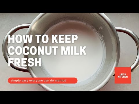 How I store coconut milk in fridge | last longer | super easy method