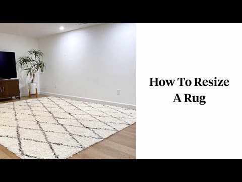 How to Change the Size of a Rug (Cut a Carpet or Rug to Size)