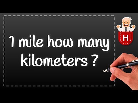 1 mile how many kilometers