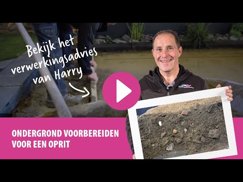 Tutorial Ondergrond voorbereiden voor een oprit