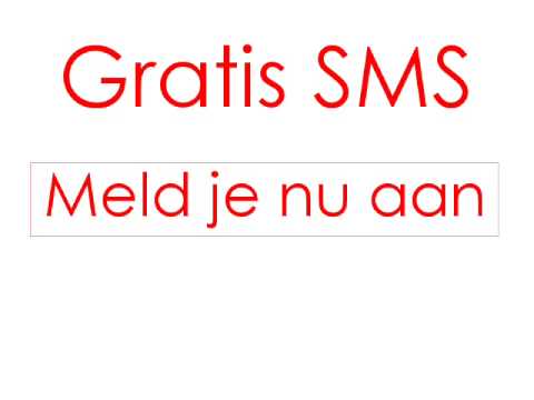 SMS GRATIS - HOE HET MOET!!! - GRATIS SMSJE VERSTUREN