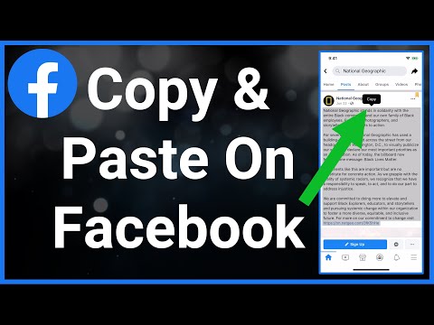 How To Copy & Paste On Facebook