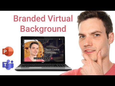 How to make branded virtual background for Microsoft Teams using PowerPoint