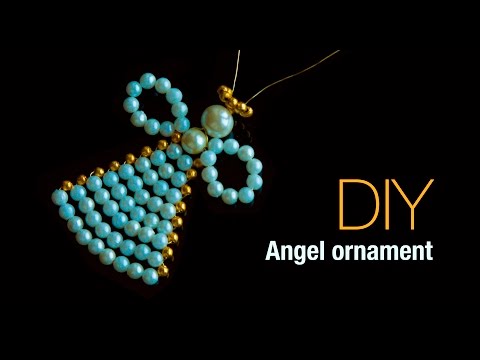 angel ornaments make great christmas decorations for christmas tree | Beads art\vineeta mishra