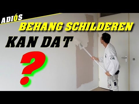 BEHANG SCHILDEREN/ kun je over behang heen verven?