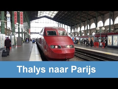 Impressie van treinreis met Thalys naar Parijs