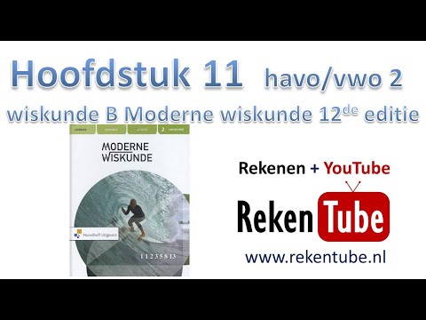 Samenvatting havo vwo klas 2 Hoofdstuk 11 Moderne wiskunde 12de editie