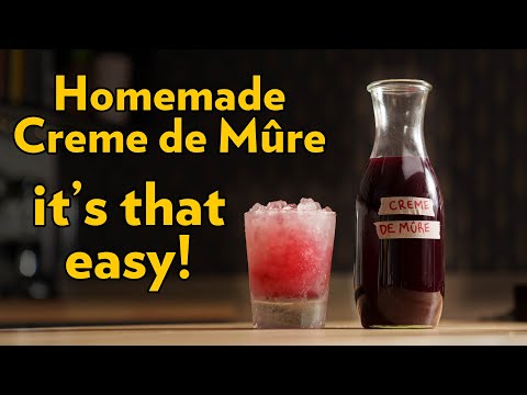 How to make Blackberry Liqueur! Creme de Mûre