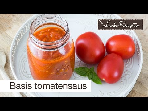 Basis recept tomatensaus