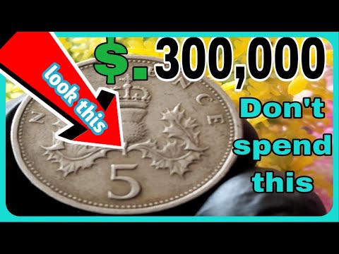 UK 5 New pence 1979 most valuable Coin worth up to $300,000 don't spend this?