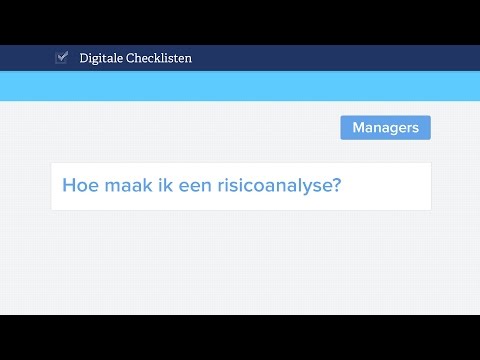 Hoe maak ik een risicoanalyse?