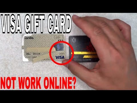 ✅  Why Visa Gift Card Does Not Work For Online Purchases 🔴