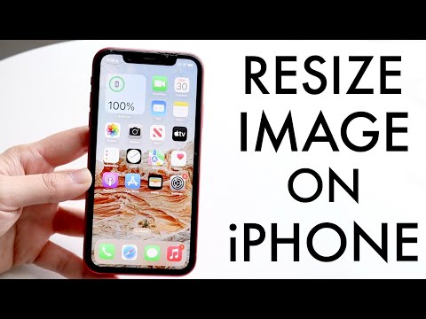 How To Resize Image On iPhone!