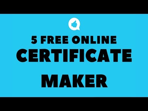 5 Best Free Online Certificate Maker