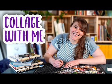 Collage with me! Surreal collage artist | Cut and paste #32