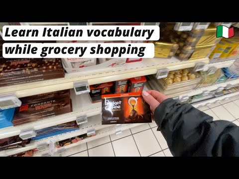 What groceries I buy in Italy (subtitled)