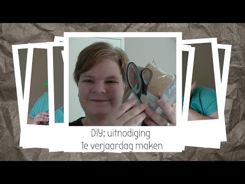 DIY: uitnodiging 1e verjaardag Noor maken | de Maffe Mama