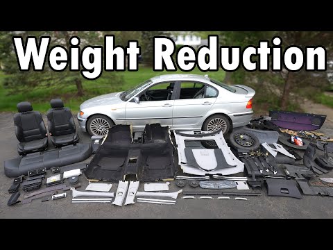 How Much Weight can you REMOVE from your Car? (Weight Reduction)