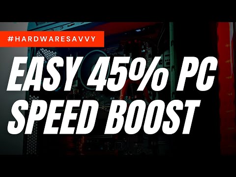 Easy 45% Laptop Speed Boost