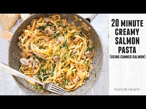 20-Minute Canned Salmon Pasta | CRAZY Good Restaurant-Quality Recipe