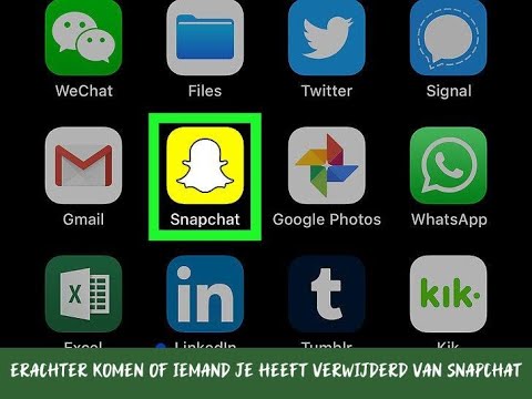 Erachter komen of iemand je heeft verwijderd van Snapchat