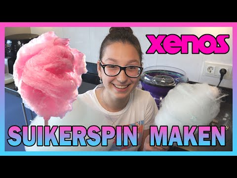 ZELF SUIKERSPIN / COTTON CANDY MAKEN MET SUIKERSPIN MACHINE VAN DE XENOS  - #296