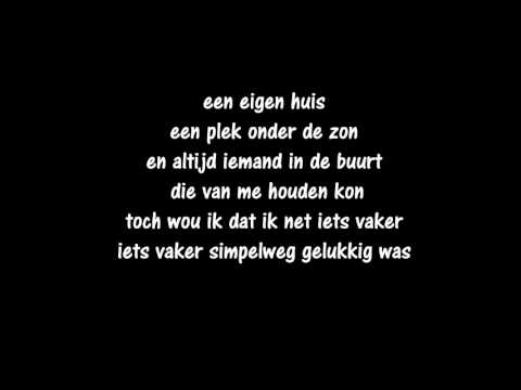 Rene Froger - Alles kan een mens gelukkig maken (songtekst)