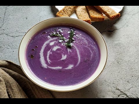 Red cabbage soup/ Purple cabbage soup