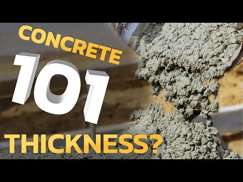 How Thick Should Your Concrete be?