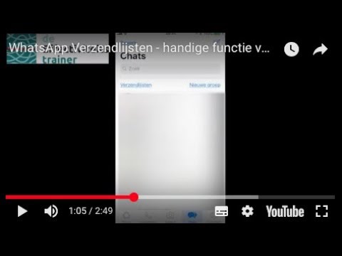 WhatsApp Verzendlijsten - handige functie voor verzenden aan meerdere contacten