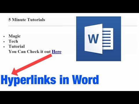 How to Create a Hyperlink in Microsoft Word